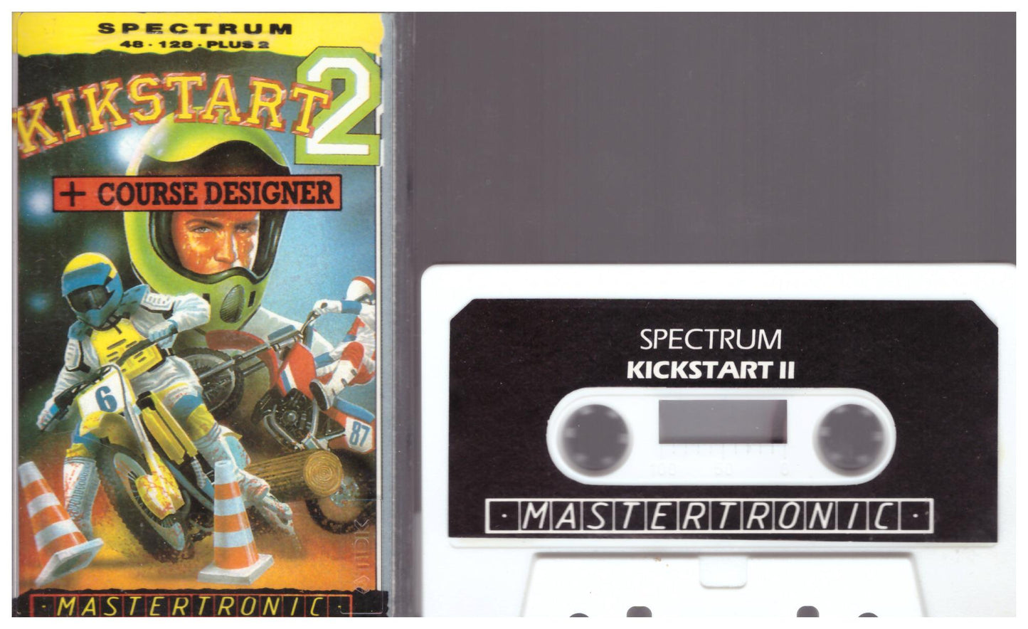 Kikstart 2 + Course Designer for ZX Spectrum from Mastertronic (IS 0188)