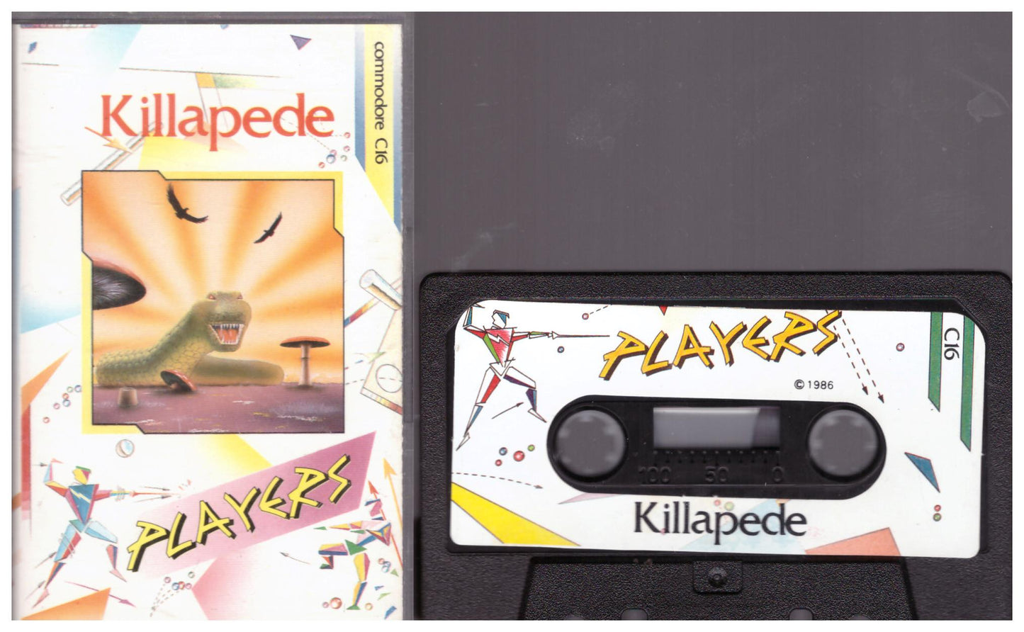 Killapede for Commodore 16/Plus 4 from Players