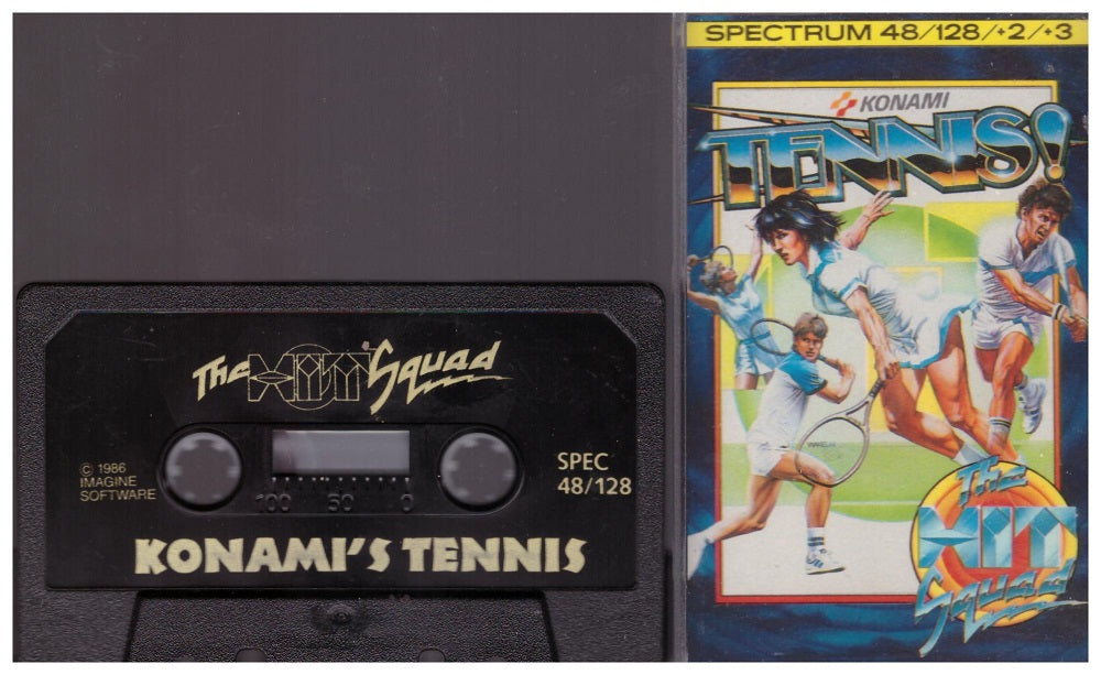 Konami's Tennis for ZX Spectrum from The Hit Squad