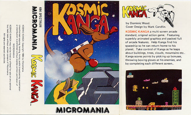 Kosmic Kanga for ZX Spectrum from Micromania