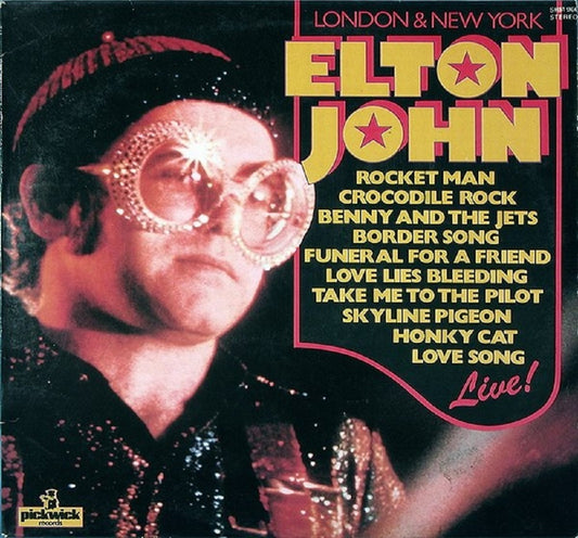 London & New York Live by Elton John by Pickwick Records (SHM 966)