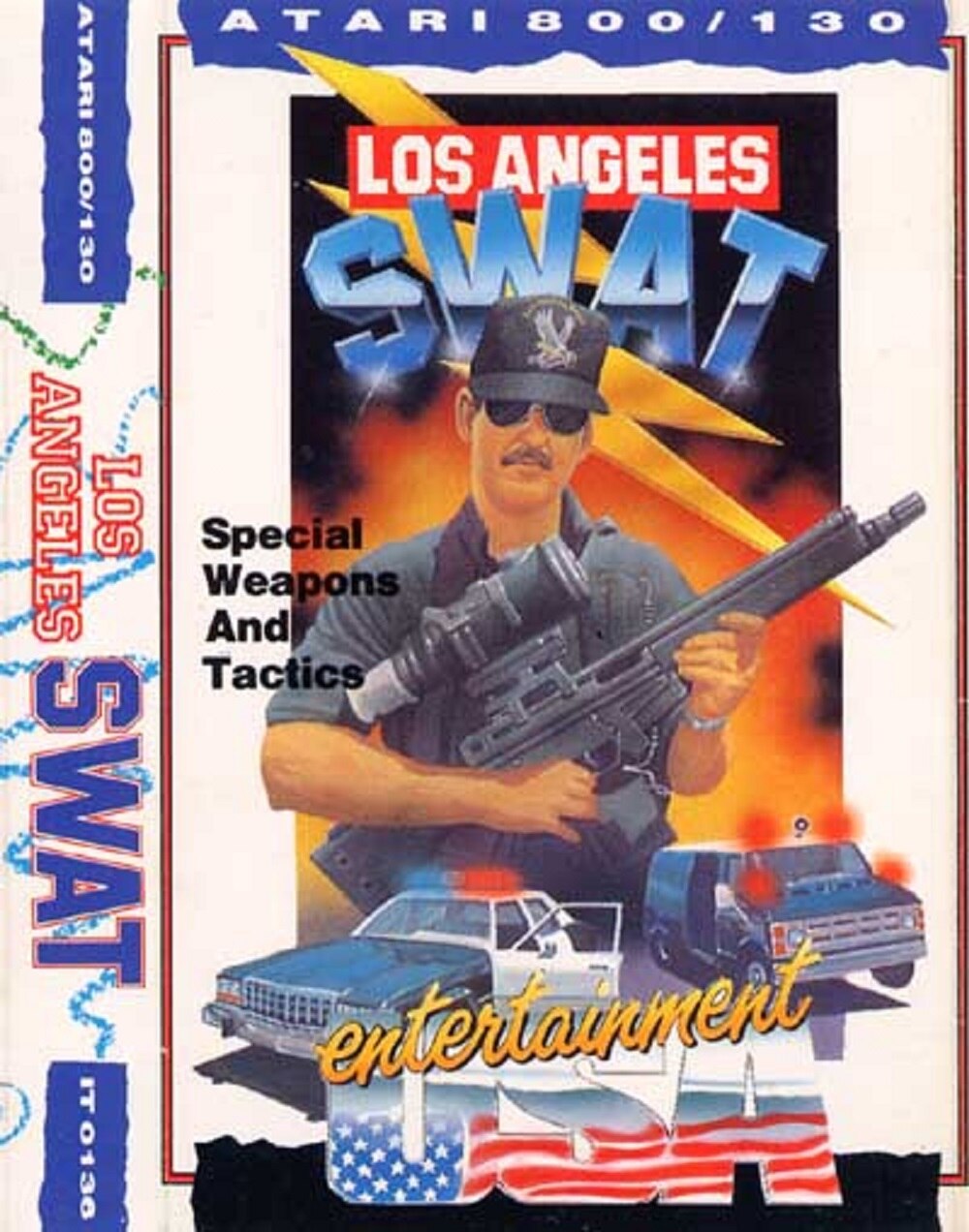 Los Angeles SWAT for Atari 8-Bit Computers from Entertainment USA/Mastertronic