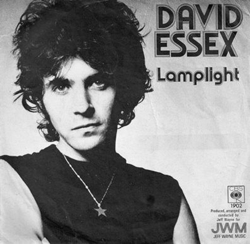 7" 45RPM Lamplight/We All Insane by David Essex from CBS