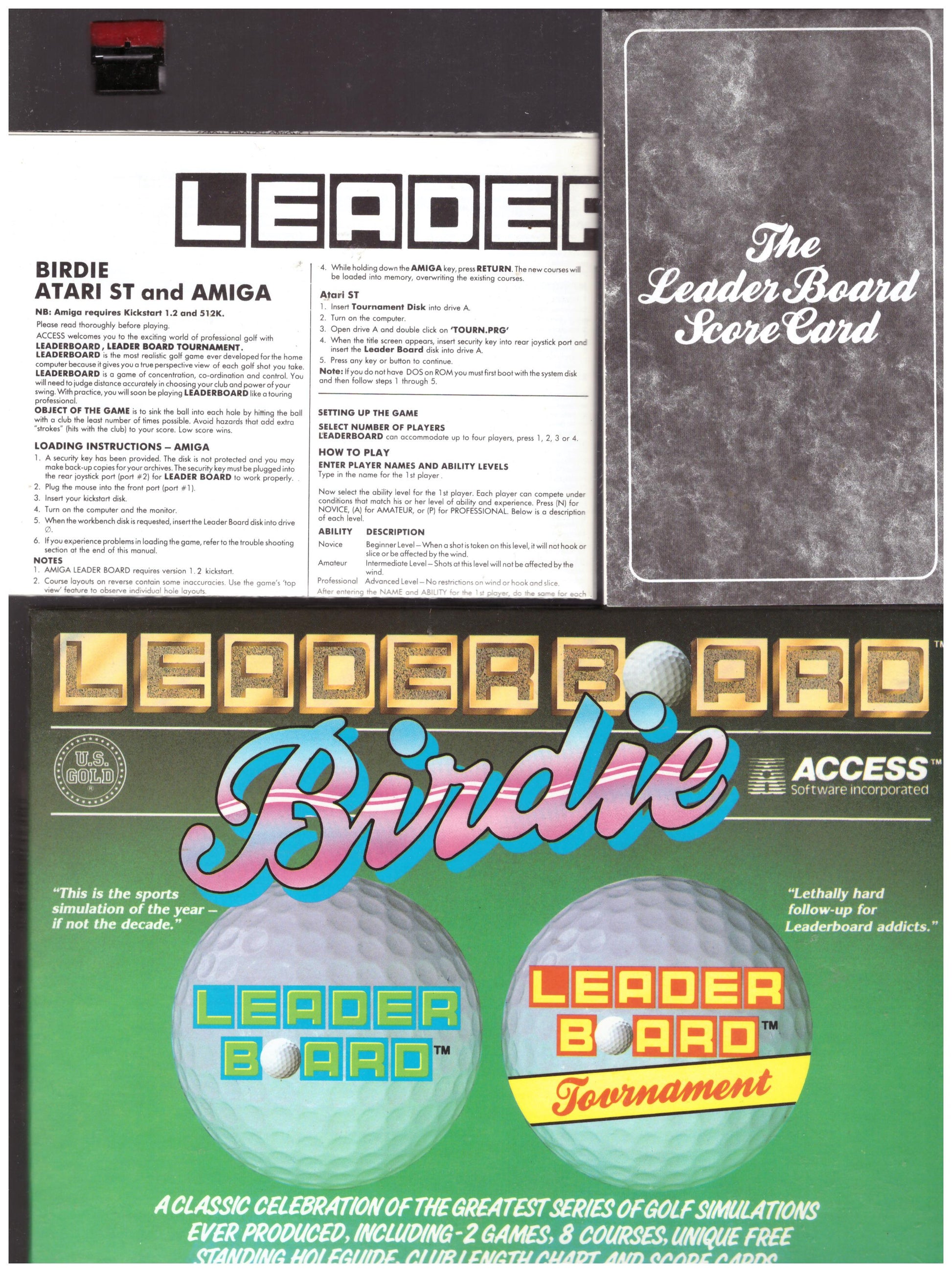 Leaderboard Birdie for Commodore Amiga from U.S. Gold