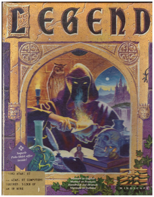 Legend for Atari ST/STE from Mindscape