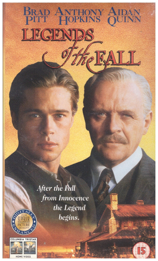 Legends Of The Fall VHS, Brad Pitt in Legends Of The Fall VHS, Columbia Tristar Home Video VHS