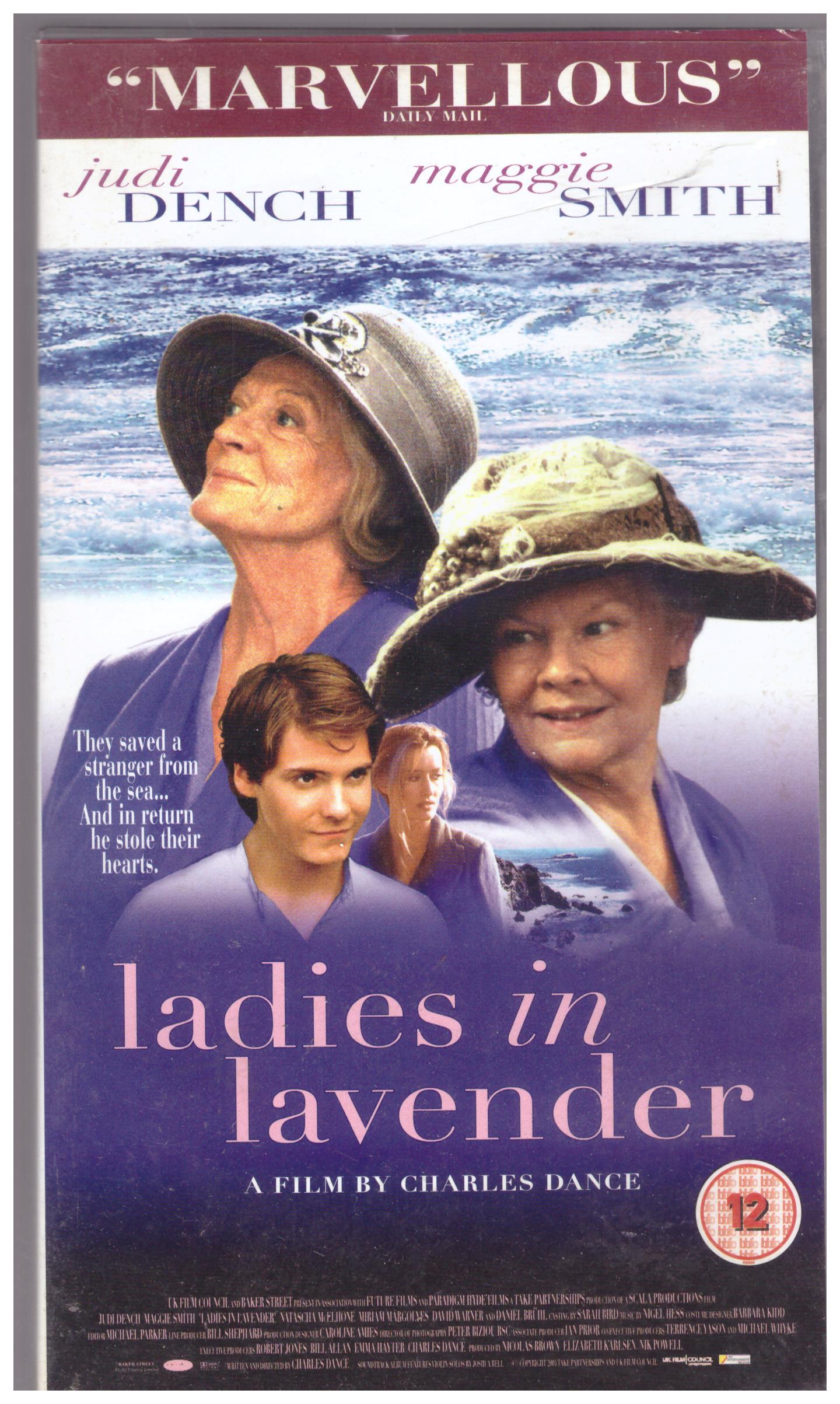 Ladies In Lavender VHS from Entertainment In Video (EVS 1520)