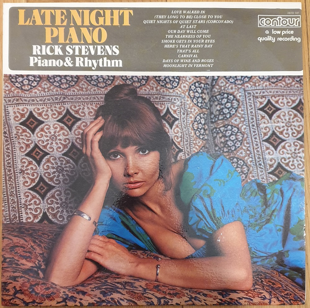 Late Night Piano by Rick Stevens Piano & Rhythm from Contour (2870 181)