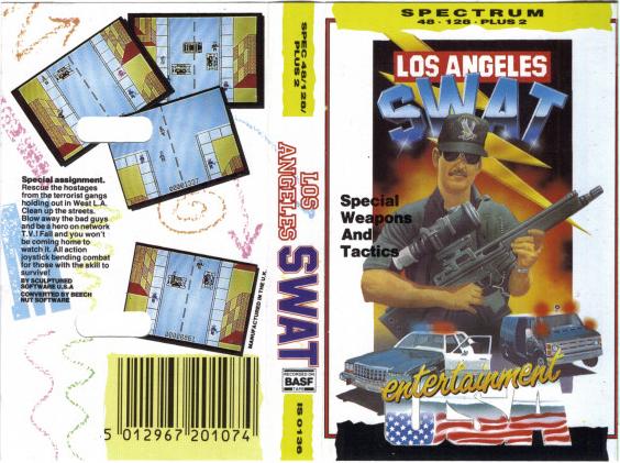 Los Angeles SWAT for ZX Spectrum from Entertainment USA/Mastertronic