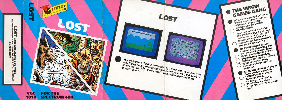 Lost for ZX Spectrum from Virgin Games