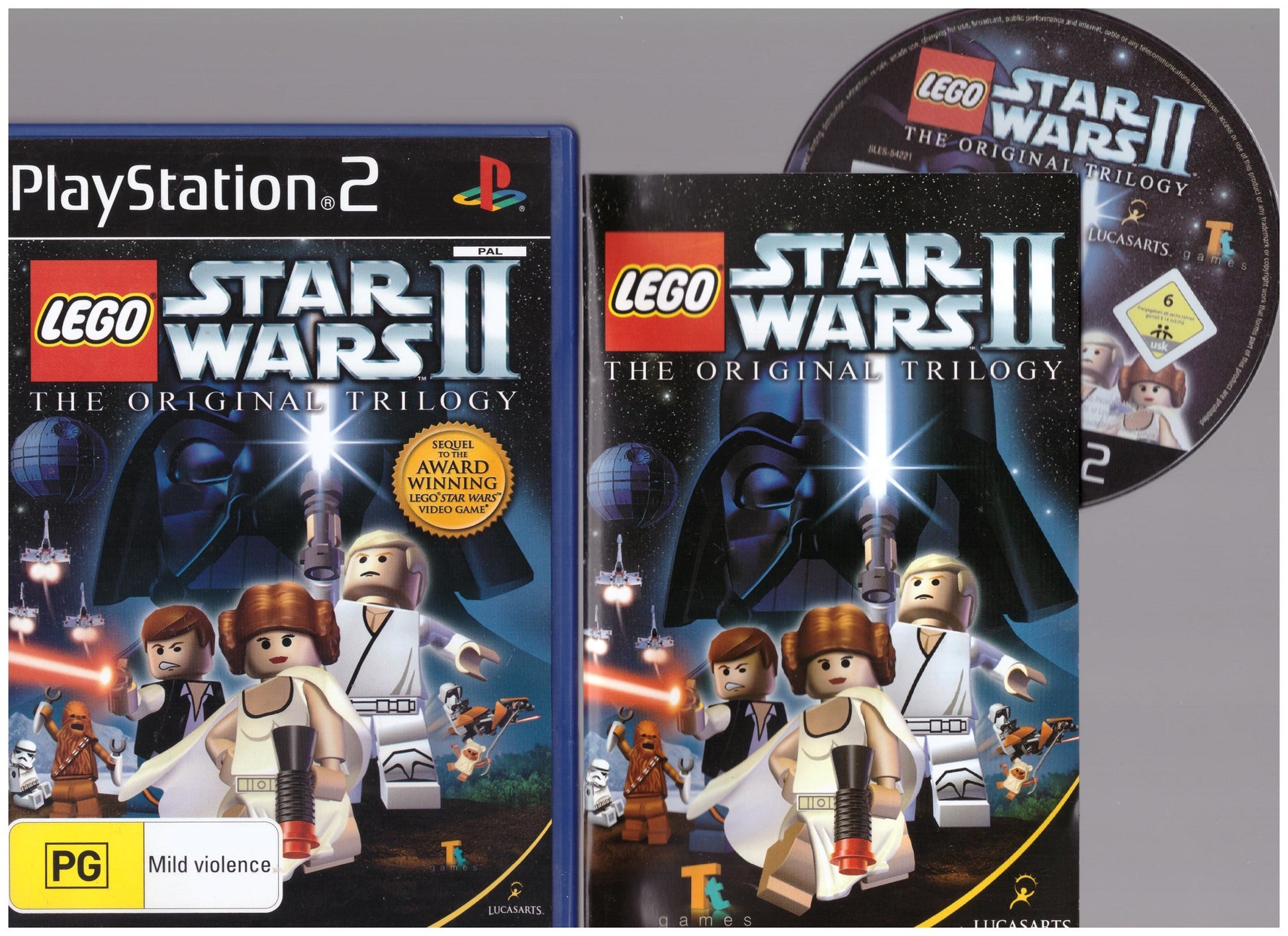 LEGO Star Wars II: The Original Trilogy for Sony Playstation 2/PS2 from Lucasarts (SLES 54221)