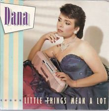 7" 45RPM Little Things Mean A Lot/(Crying) Till The Morning Light by Dana from Ritz Records