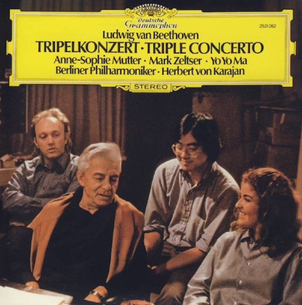 Ludwig Van Beethoven: Tripelkonzert/Triple Concerto by Anne-Sophie Mutter/Mark Zeltser/Yo Yo Ma/Berliner Philharmoniker/Herbert Von Karajan from Deutsche Grammophon (2531 262)