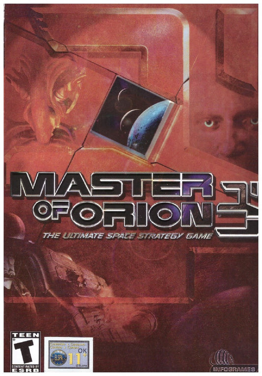 Master of Orion 3 for PC, retro 4X space strategy game by Infogrames, Master of Orion 3 classic game