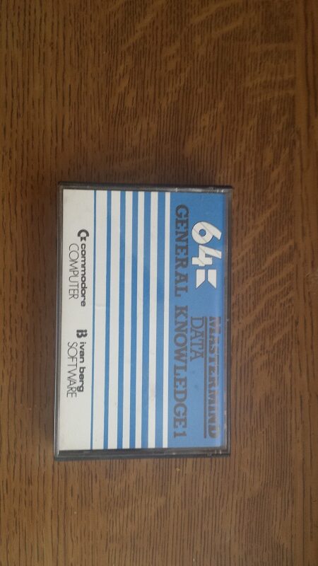 Mastermind Data: General Knowledge 1 for Commodore 64 by Ivan Berg Software/Commodore on Tape