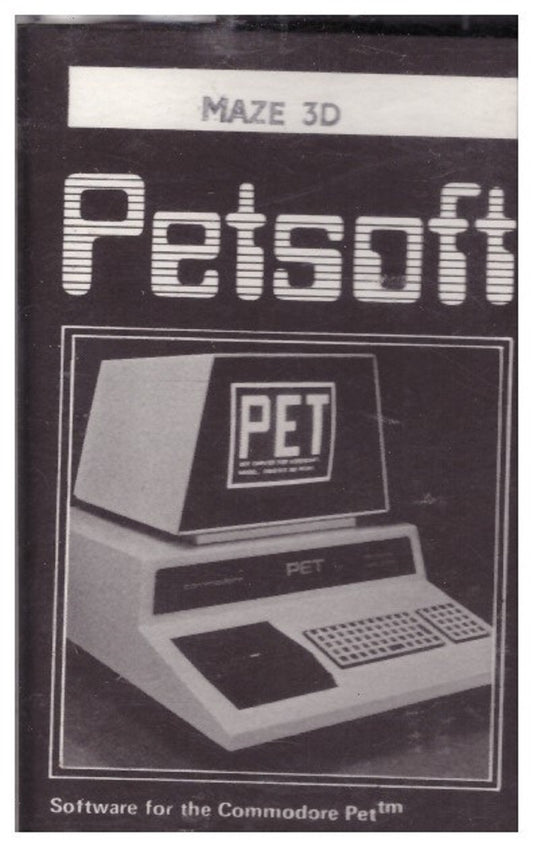 Maze 3D for Commodore PET from Petsoft