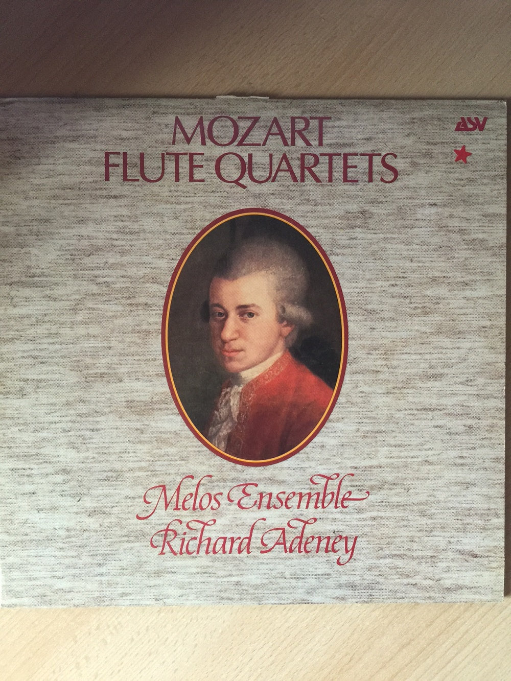 Mozart Flute Quartets by Melos Ensemble/Richard Adeney from ASV (ALH 957)