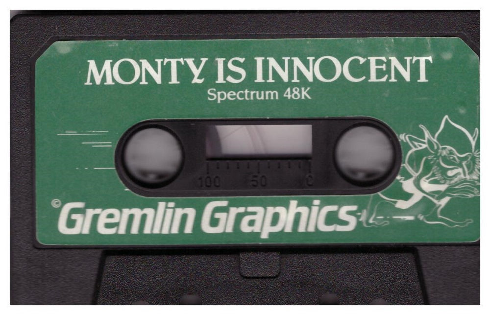 Monty Is Innocent Tape Only for ZX Spectrum from Gremlin Graphics