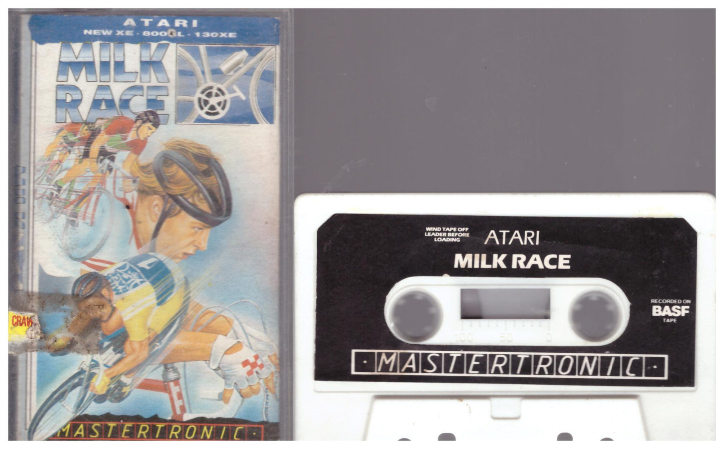 Milk Race for Atari 8-Bit Computers from Mastertronic (IT 0179)