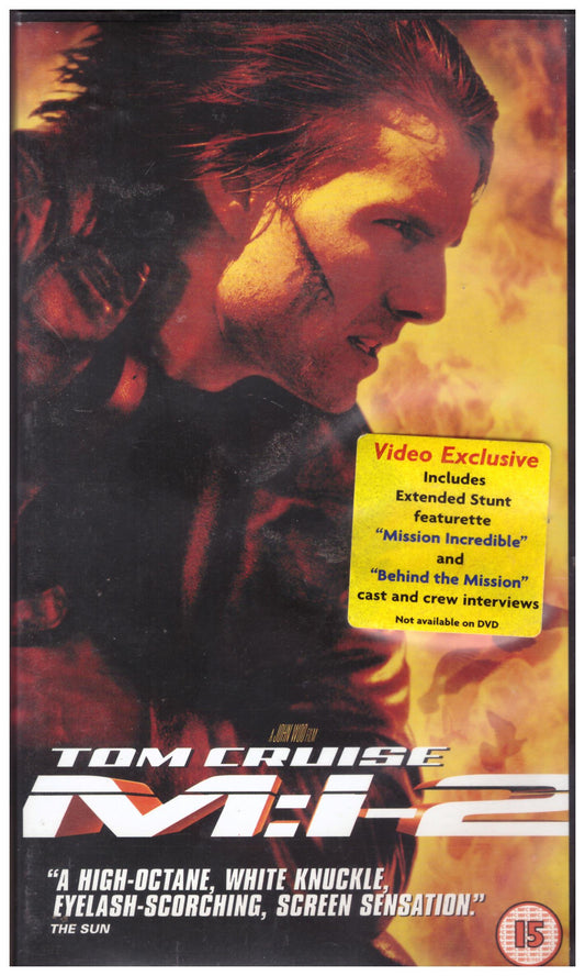 M:I-2 - Mission Impossible 2 VHS from Paramount (VHR 5018)