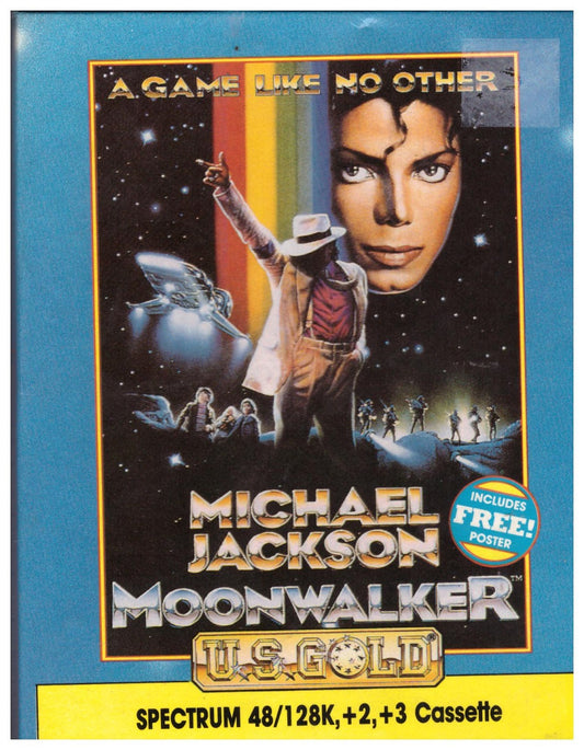 Michael Jackson Moonwalker for ZX Spectrum from U.S. Gold