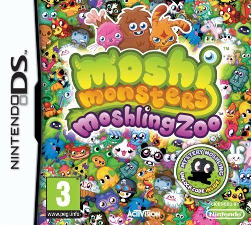 Moshi Monsters Moshling Zoo Nintendo DS, Nintendo DS adventure game for kids