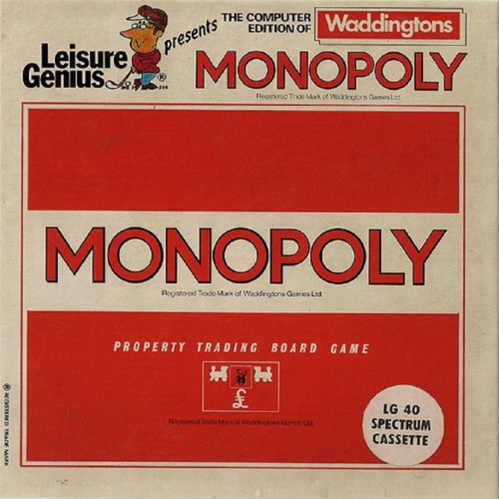 Monopoly for ZX Spectrum from Leisure Genius (LG 40)