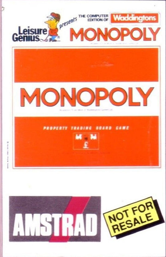 Monopoly for Amstrad CPC from Leisure Genius