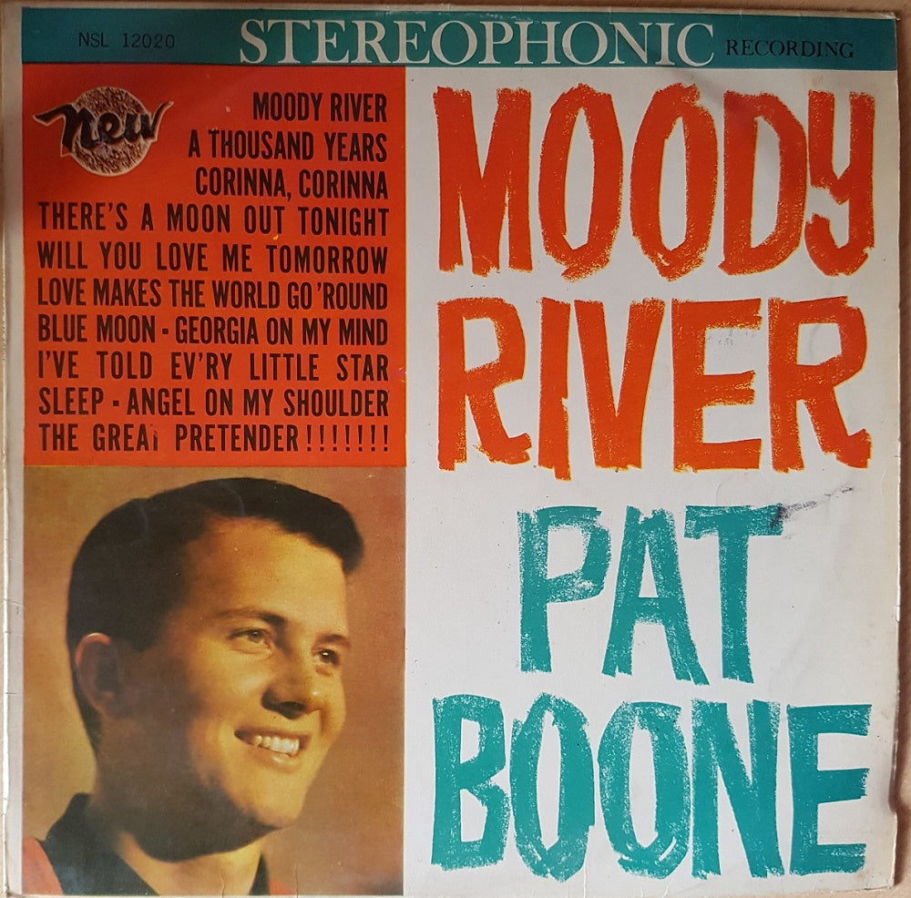 Moody River by Pat Boone from New Century Record Co. Ltd (NSL 12020)