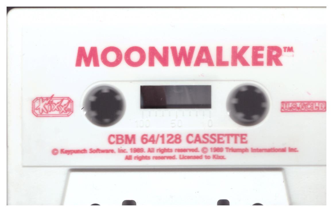 Moonwalker Tape Only for Commodore 64 from Kixx