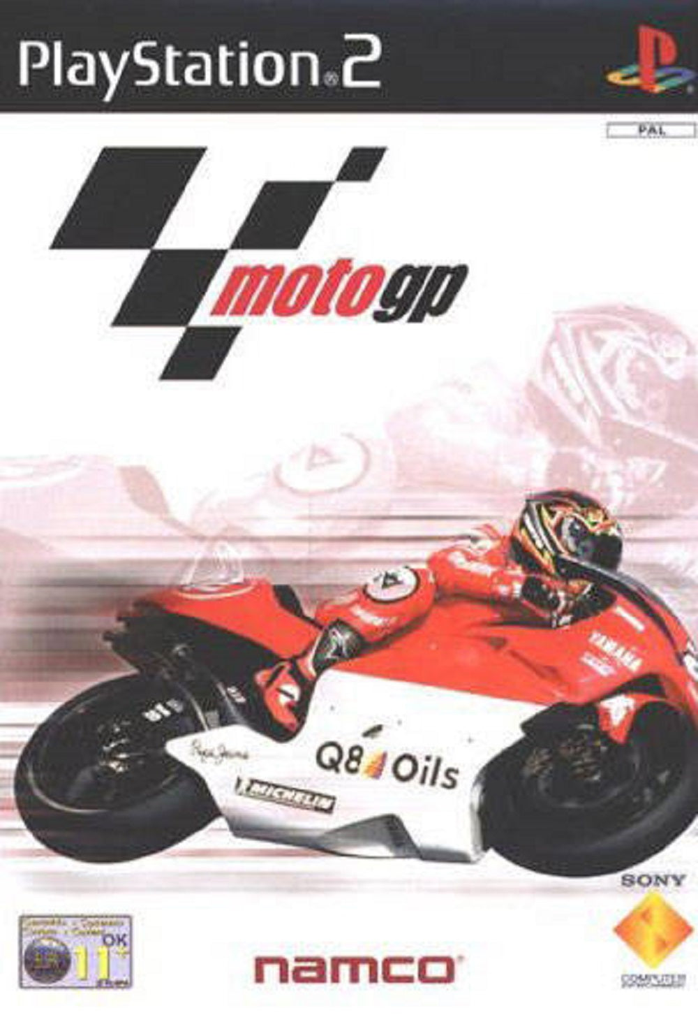 MotoGP PAL for Sony Playstation 2/PS2 from Namco (SCES 50034)