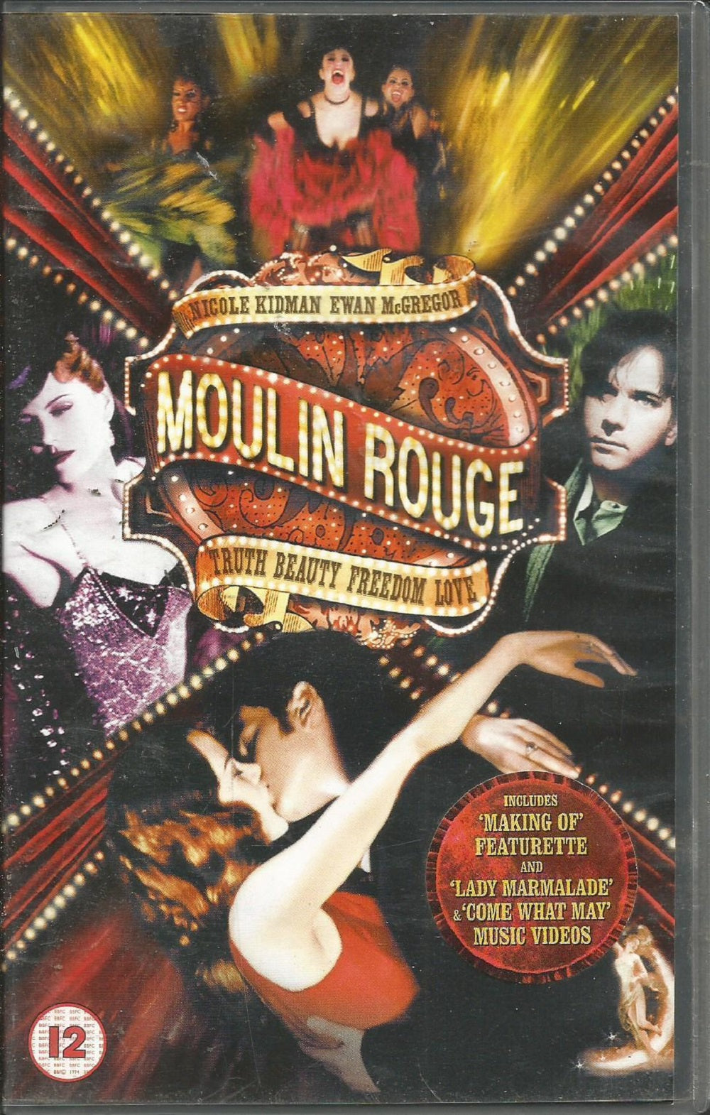 Moulin Rouge VHS from 20th Century Fox Home Entertainment (19945S)