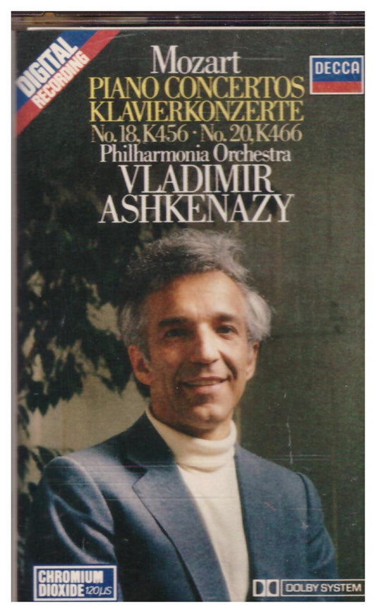 Mozart Piano Concertos No. 18, K456 & No. 20, K466 by Vladimir Ashkenazy from Decca