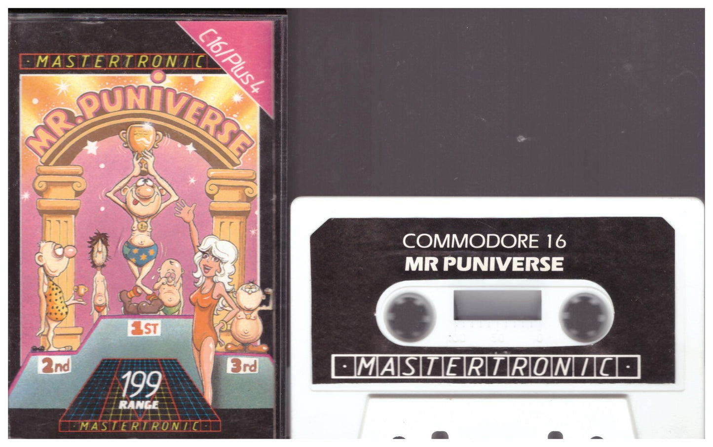 Mr Puniverse for Commodore 16/Plus 4 from Mastertronic (2C 0103)