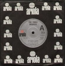 7" 45RPM My Simple Heart/Hot Summer Night by The Three Degrees from Ariola