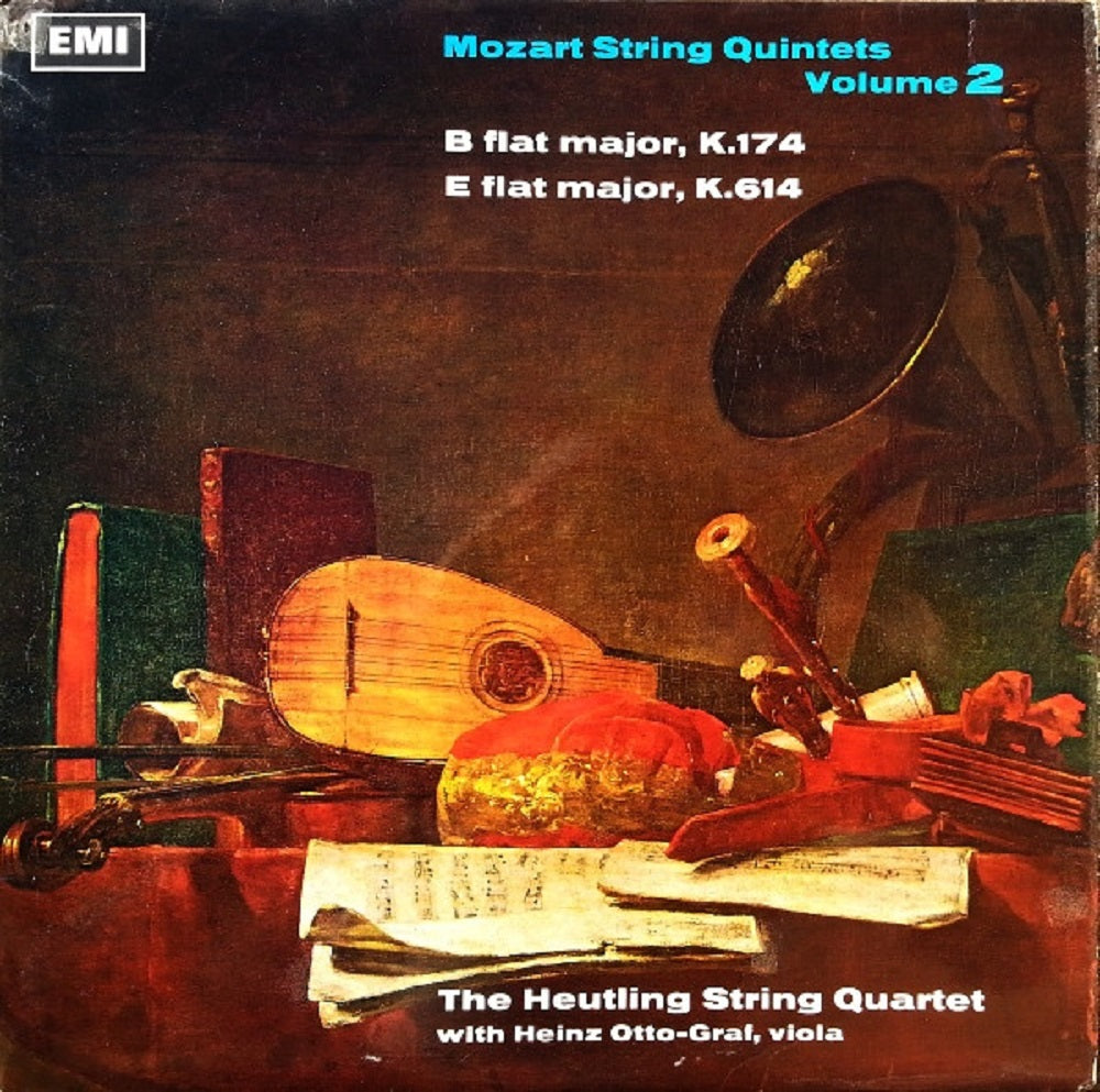 Mozart String Quintets Volume 2 by The Heutling String Quartet With Heinz Otto-Graf from EMI (HQS 1128)