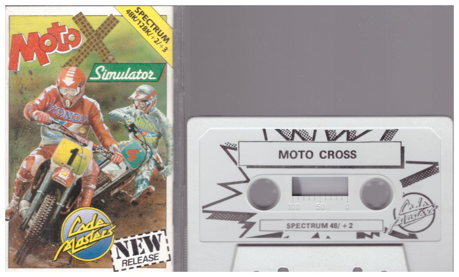 Moto X Simulator for ZX Spectrum from Codemasters (2170)