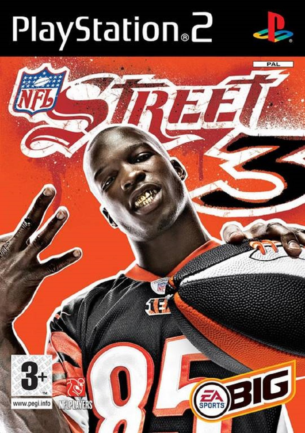 NFL Street 3 PAL for Sony Playstation 2/PS2 from EA Sports (SLES 54379)