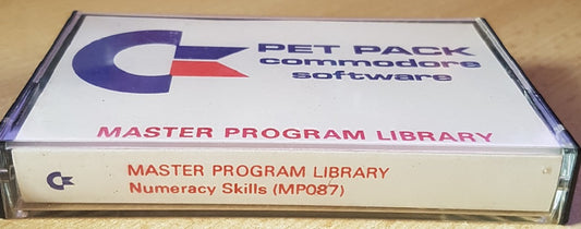 Numeracy Skills for Commodore PET from Commodore Software (MP087)