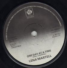 7" 45RPM One Day At A Time/Hello Misty Morning by Lena Martell from PYE