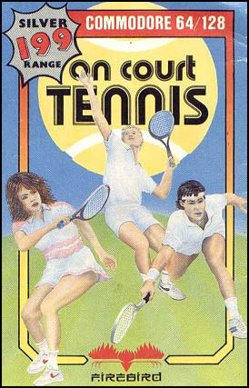 On Court Tennis for Commodore 64 by Firebird on Tape