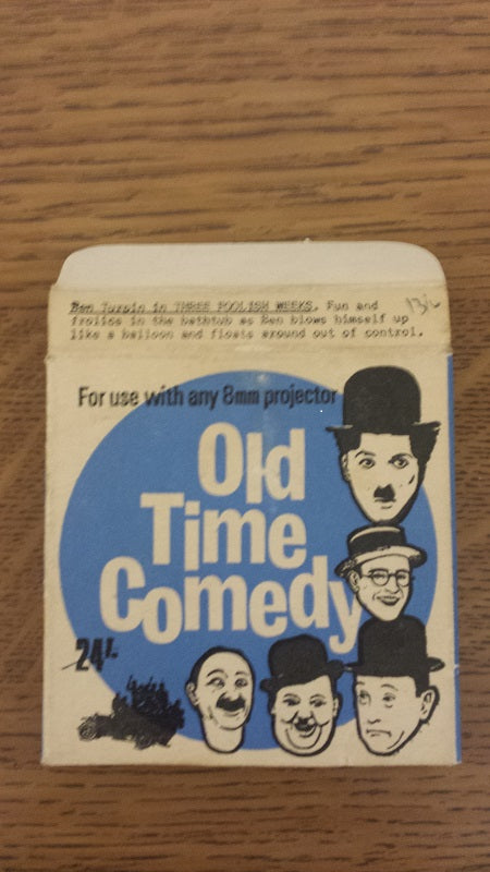 8mm Old Time Comedy Film. Ben Turpin in Three Foolish Weeks