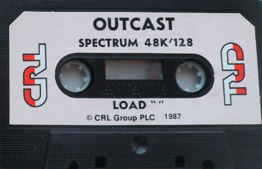 Outcast Tape Only for ZX Spectrum from CRL