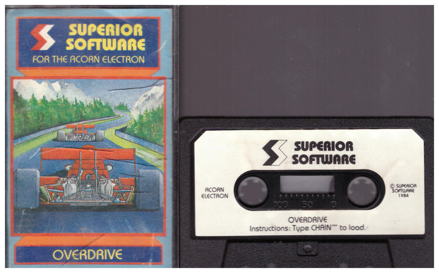 Overdrive for Acorn Electron from Superior Software