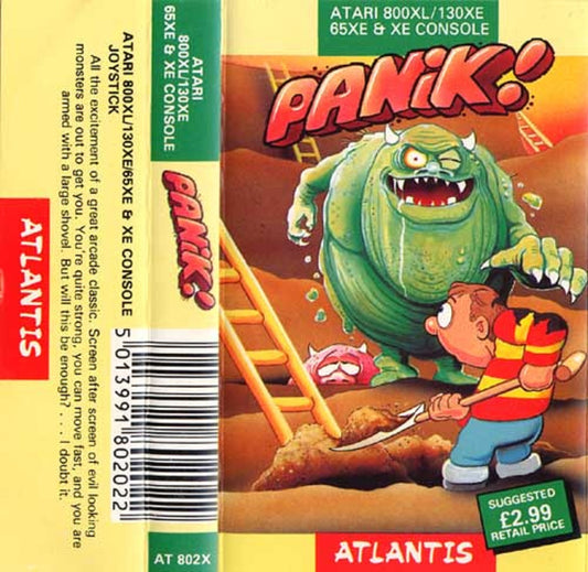 Panik! for Atari 8-Bit Computers from Atlantis (AT 802X)