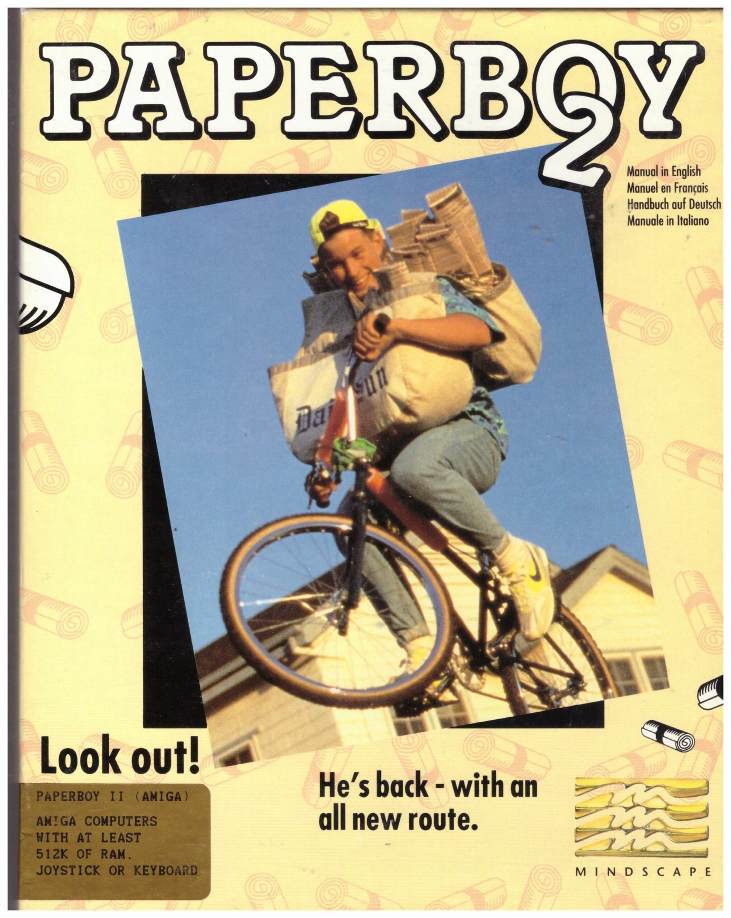 Paperboy 2 for Commodore Amiga from Mindscape