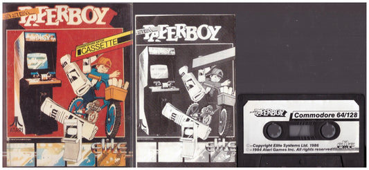 Paperboy for Commodore 64 from Elite