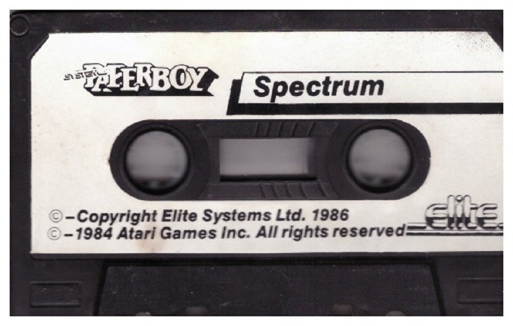 Paperboy Tape Only for ZX Spectrum from Elite