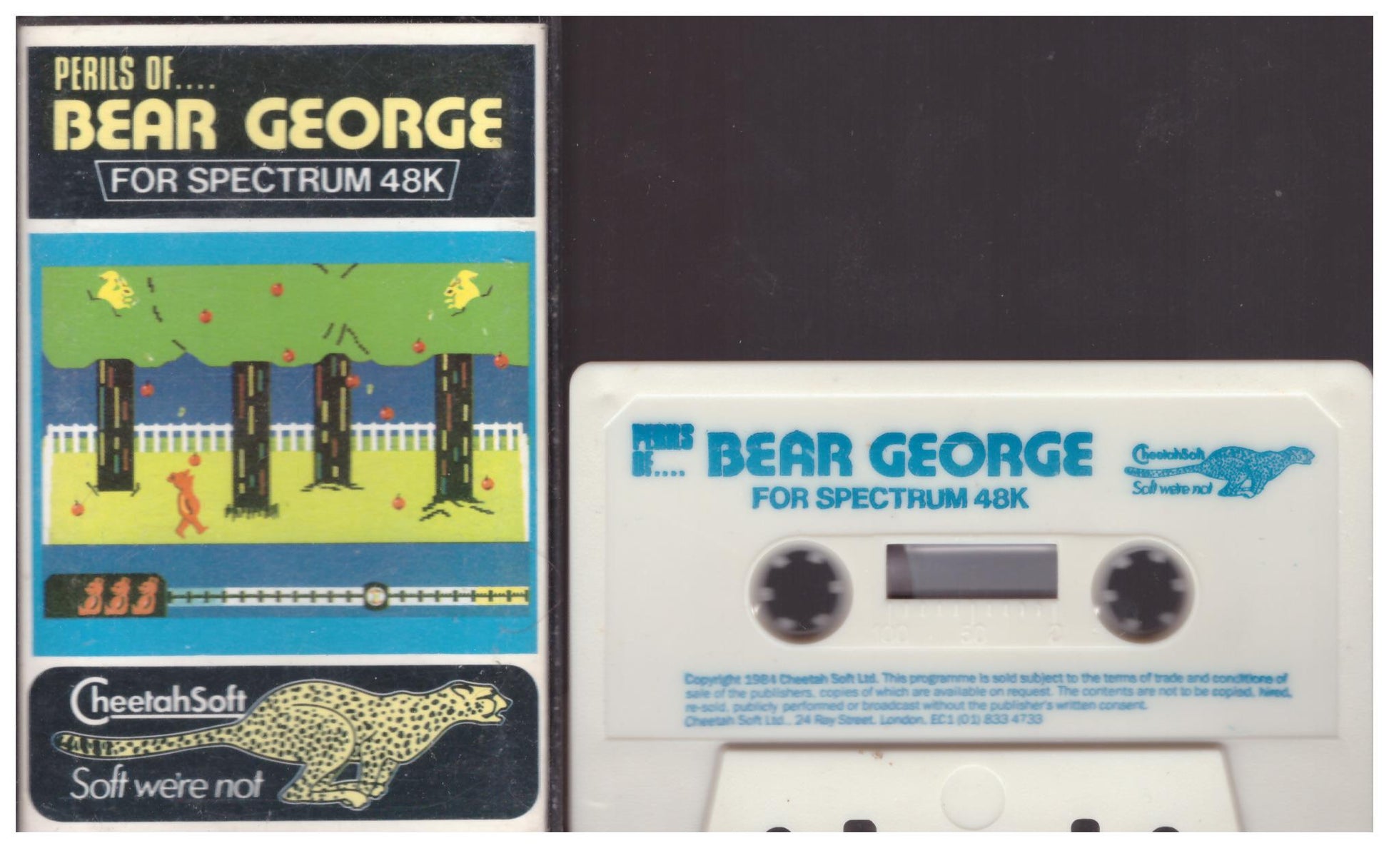 Perils Of Bear George for ZX Spectrum from CheetahSoft (SP 01-03)