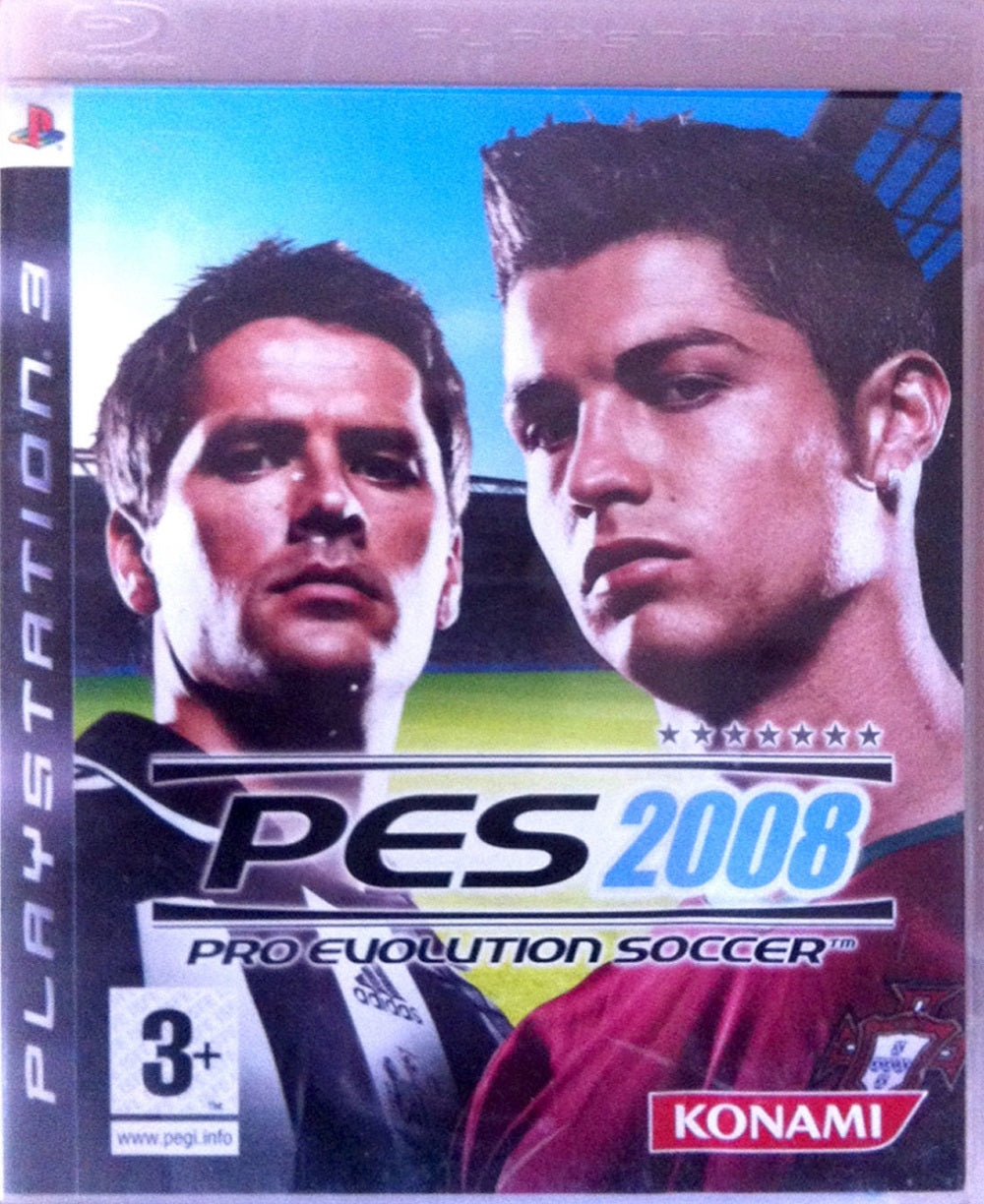 Pro Evolution Soccer 2008 (PES 2008) for Sony Playstation 3/PS3 from Konami (BLES 00110)